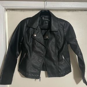 Black Rothschild leather jacket